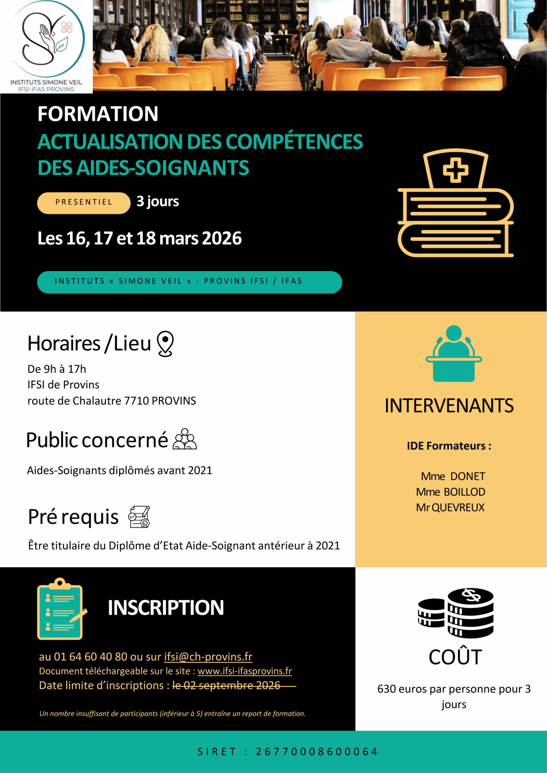 Actualisation des competences AS 01